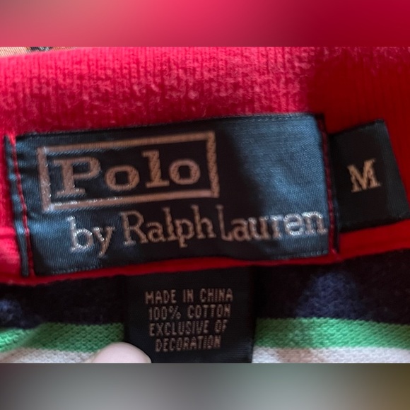 Vintage Polo Ralph Lauren Striped Polo - Picture 3 of 5